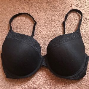 Black Victoria's Secret Bra Pushup 34DD